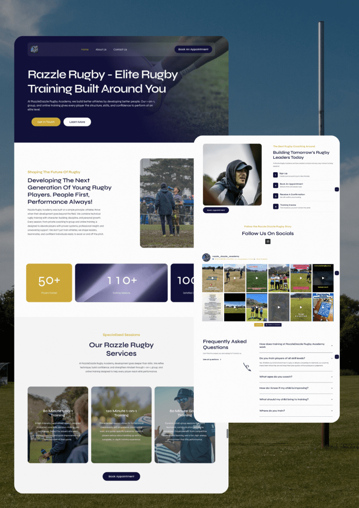 100 Media - Razzle Rugby Mockup